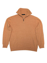 Sormani Half Zip Sweater M/50 Soft Orange Cashmere/Merino