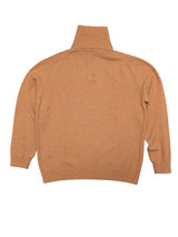 Sormani Half Zip Sweater M/50 Soft Orange Cashmere/Merino