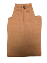 Sormani Half Zip Sweater M/50 Soft Orange Cashmere/Merino