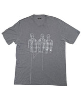 Zegna Tee Shirt XL Mid Grey Posse Graphic Cotton