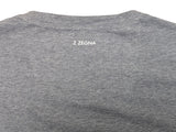 Zegna Tee Shirt XL Mid Grey Posse Graphic Cotton