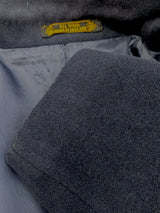 Vintage Harry British DB Long Pea Coat M/40R Navy Blue Wool