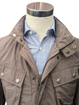 Hackett Velospeed Field Jacket S Light Brown Nylon