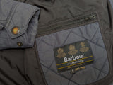 Barbour Jacket S Mid Grey Sea Ariel Padded Quilt Polyester