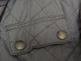 Barbour Jacket S Mid Grey Sea Ariel Padded Quilt Polyester