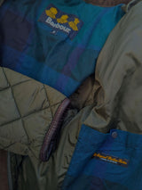 Barbour Jacket M Dark Green Evanton Padded Quilt Polyester