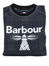 Barbour Sweatshirt M Blackwatch Plaid Cotton