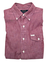 Ralph Lauren Shirt S Red OCBD Cotton Oxford