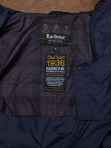 Barbour Jacket M Navy Blue Featherweight Windbreaker Polyamide