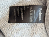 Barbour Sweatshirt S Grey Rare Motorcycle Logo Cotton