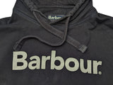 Barbour Hoodie Sweatshirt M Dark Navy Blue Cotton