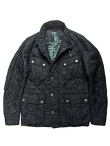 Barbour Jacket M Midnight/Black Ariel Padded Quilt Polyester
