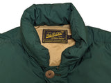 Vintage Polo Ralph Lauren US Flag Down Coat S/M Green Polyester Rare Ltd Edition