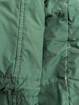 Vintage Polo Ralph Lauren US Flag Down Coat S/M Green Polyester Rare Ltd Edition