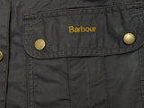 Barbour x William Morris Ladies Light Waxed Jacket S/M 6 US Navy Cotton RARE!