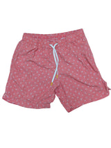 Hartford Swim Trunks M/32 Coral Palm Trees