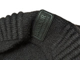 Barbour Sweater M Black International Wool James Bond