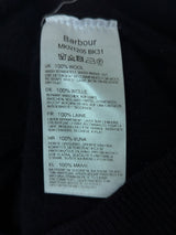 Barbour Sweater M Black International Wool James Bond