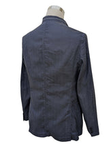 Armani Collezione Jacket M 40R Navy Blue Linen/Cotton Vintage