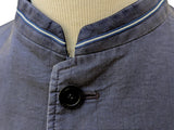 Armani Collezione Jacket M 40R Navy Blue Linen/Cotton Vintage