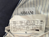 Armani Collezione Jacket M 40R Navy Blue Linen/Cotton Vintage