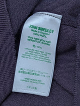John Smedley Sweater M Navy Wool
