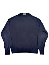 John Smedley Sweater M Navy Wool