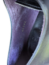 Carmina Oxford Shoes UK 7 Black Leather