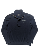 Hackett Aston Martin Sweater XL Half Zip Navy Blue Wool