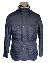 Barbour Field Jacket S Midnight Navy Blue Padded Poliamide