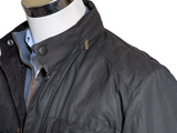 Barbour Jacket M Soft Midnight Corbridge Waxed Cotton