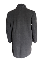 Vintage Dunn & Co. Coat 40R/42R Charcoal 3-button Pure Heavy Wool Crombie