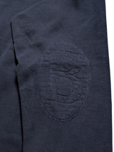 Hackett Sweatshirt L GB Union Jack Patch Navy Blue Cotton