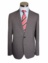 Benjamin Loro Piana Suit Mushroom Brown 2-Button Wool