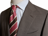 Benjamin Loro Piana Suit Mushroom Brown 2-Button Wool