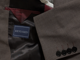 Benjamin Loro Piana Suit Mushroom Brown 2-Button Wool