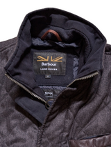 Barbour x Land Rover Ltd Ed. Jacket S Charcoal Filey Quilt Flannel