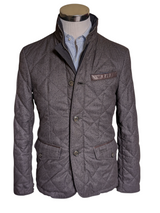 Barbour x Land Rover Ltd Ed. Jacket S Charcoal Filey Quilt Flannel