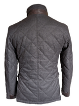 Barbour x Land Rover Ltd Ed. Jacket S Charcoal Filey Quilt Flannel