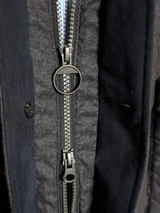 Barbour x Land Rover Ltd Ed. Jacket S Charcoal Filey Quilt Flannel