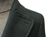 Benjamin Ulster Polo Overcoat Dark Green Boiled Wool PRE-ORDER