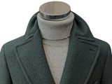 Benjamin Ulster Polo Overcoat Dark Green Boiled Wool PRE-ORDER