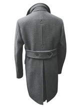 Benjamin Ulster Polo Overcoat Light Grey Boiled Wool PRE-ORDER