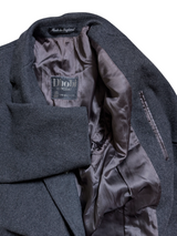 Dhobi England Coat M/40R Charcoal Pure Heavy Wool