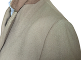 Dhobi England DB Coat L/42R Khaki Tan Pure Heavy Wool