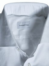 Zegna Dress Shirt 15.75/M White Cotton