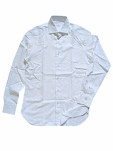 Zegna Dress Shirt 15.75/M White Cotton