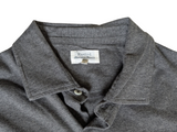 Hartford Polo Shirt M Charcoal Cotton Interlock