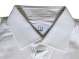 Dunhill Dress Shirt 16 White French Cuff Cotton