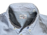 Hartford Shirt M Blue/White Striped Cotton